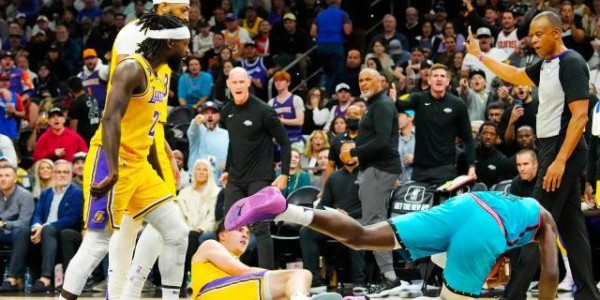 kaiyun-贝弗利因冲动被禁赛三场，但湖人再不会让队友独行